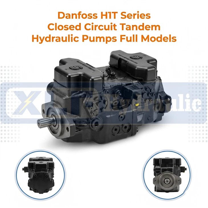 Danfoss H1T-serien lukket kredsløb tandem hydrauliske pumper komplette modeller